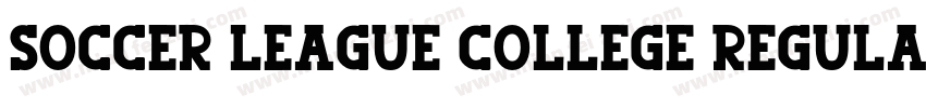 Soccer League College Regular字体转换